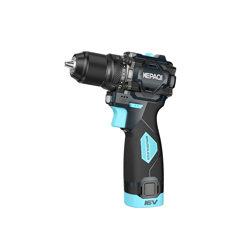 Dual-gear adjustment compact brushless drill