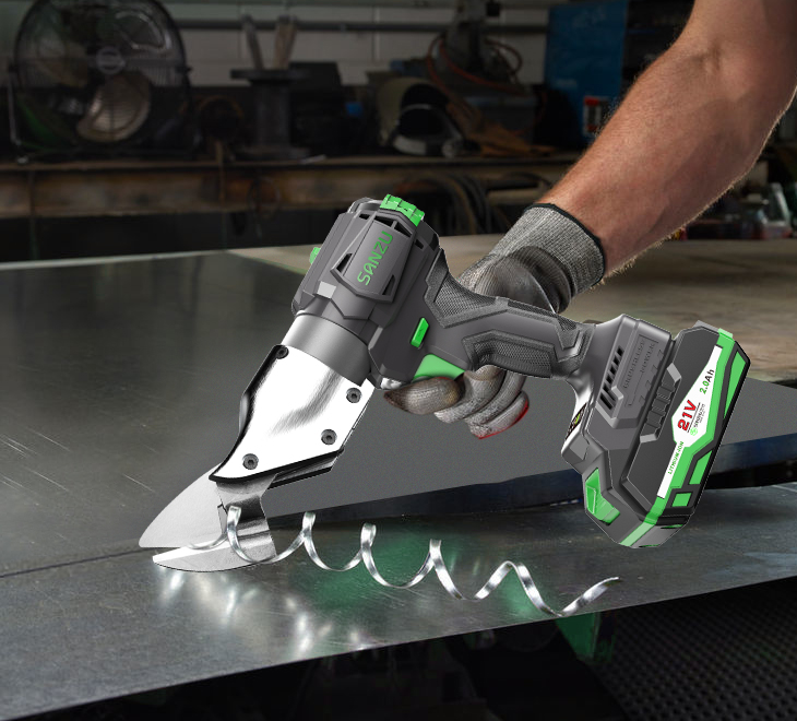 Brushless metal shear